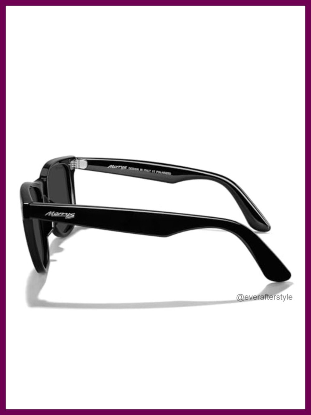 Square Polarized UV400 Sunglasses TR90 Unisex Classic - Picture 2 of 6